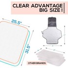 Portable Changing Pad - Waterproof Reusable Baby Changing Mats For Girls Boys