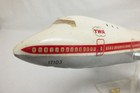 Vtg Twa Boeing 747 Aircraft Jet Plastic Model Built Stand 17  Revell Aurora Era