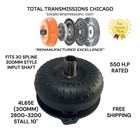 4l60 4l65e Ls1 Torque Converter 2800-3200  Stall 10  300mm 1 Year Warranty