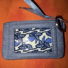 Nwt Vera Bradley Disney Lilo   Stitch Leafy Blooms Chambray Zip Id Case
