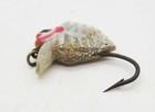 Z3  Rare Vintage Heddon White Shore Punkie Fly Rod Fishing Lure