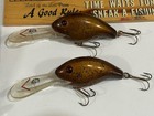 Lot Of 2 Rebel 15-20 Deep V Series Vintage Crankbait Lure Hard To Find Color