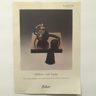 1980 Lanvin Parfums Print Ad 8x11  Lanvin Celebrate With Arpege