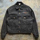 Vintage Nsync Jean Jacket Large Black Denim Winterland Boy Band 90s