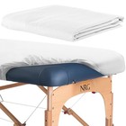Deluxe Flannel Fitted Massage Table Sheets By Nrg - White - Double Brushed 100