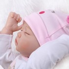 22in Reborn Baby Dolls Vinyl Silicone Handmade Lifelike Newborn Girl Doll Gift