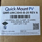 5x Cases Of 20 Qmr-umc3045-b-20 Rev A Universal Mid Clamps