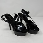 Pleaser Pole Dance Shoes - Size 7 - Black