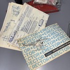 Vintage Gilbert Erector Building Set For  Parts   Repair 1960s W Book Incomplete