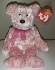 Ty Beanie Baby - Smitten The Pink Bear 8 5  New Mwmts Plush Stuffed Animal Toy