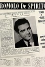 Romolo De Spirito Opera Tenor 1940s Booking Ad Concert Orchestra Performer