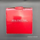 New 2011 Boston Warehouse 12 Wine Charms On Decorative Glass Tree  Original Box