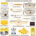 Natural Rattan Banneton Bread Proofing Basket Set 9  Round   10  Oval