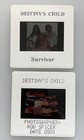 Lot 2x Vintage 2001 Destiny s Child Beyonce Promo 35mm Photo Slide Photograph