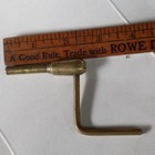 Antique Brass Clock Crank Key  