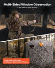 Vevor Hunting Blind 270   Deer Duck Ground Blind 3 Windows Mesh For 2-3 Person