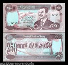 Iraq 250 Iraqi Dinars P-85 1995 X 100 Pcs Lot Bundle Saddam Liberty Unc Banknote