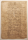 Antique Spanish Colonial Document   Puerto Rico 1834-35