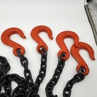 Lift-all 932qosw10x8 4 Chain Sling 8ft Long 9 32  Grade 100 Links 11 200lb