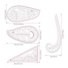 Sewing Ruler Set clear Metric French Curve Rulers professional Sewing Quiltin   