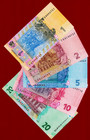 Ukraine Rare Set - 1  2  5  10   20 Hryven  2013 - 2023  Unc Notes - 5 Notes Set