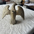 Vintage Brass Eagle Flag Pole Topper  4 25    Tall American Patriotic