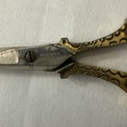 Vtg German Gold Handled Embroidery Scissors 3 5 Inch