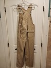 Vintage Carolina Blues Tan Bib Overalls Womens Tag Size Large