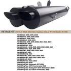 4 0   Slip On Mufflers For H o n d a 2018-up Goldwing Gl1800 Exhaust  Black