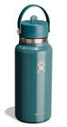 Water Bottle 24 Oz Insulated Stainless Steel Wide Mouth Hydro Flask Flex Straw