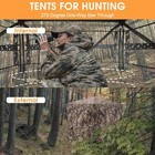 1-4 Person Camouflage Portable Hunting Blind See Through Ground Blinds Deer New