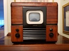 Retro Vintage Television Set Prewar 1930 s Style  Reproduction Art Deco