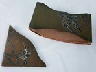 Superb 1920s Multi-metal Ink-blotter And Angle     Set