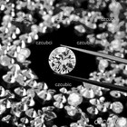Cubic Zirconia Super Excellent Quality Round Shape Loose Stone Cz U s a Shipper