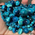 Natural Gemstone Round Spacer Loose Beads 4mm 6mm 8mm 10mm 12mm Jewelry Making