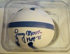Lenny Moore Hof 75 Signed Baltimore Colts Mini Helmet Autographed Tristar Coa