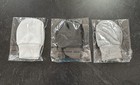 Lot  24  12 Pairs  black gray white cotton no Scratch safety  baby  mittens  new