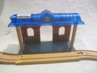 Wooden Train Set Bridges Station  Extra Trains Raisers Tracks Figures Custom Lot