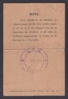 France 1918  Pass To To A p m  Calais Used