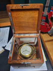 1942 Hamilton Chronometer Watch Model 22 U s  Navy Ships Military Wwii Excellent