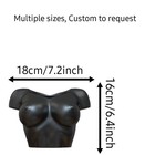 Female Breast Silicone Mold For Flower Vase  Woman Body Planter Mold For Gypsum 