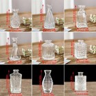 Wedding Party Supplies Glass Vase Embossed Hydroponic Plant Vase Flower Vase