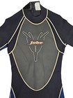 Mens Jobe Wetsuit Size Medium Power Stretch Flat Stitch Blue   Black Shorty Euc