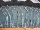 Sale Double Zero Cowl Neck Black  Multicolor Native American Poncho Serape Sz L