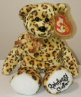Ty Beanie Baby Leopold The Bear  rainforest Caf   Exclusive  8 5  Mwmts Plush Toy
