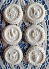 Wooden German Springerle Speculaas Butter Cookie Stamp Press Mold 6 Print Press