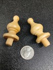 Lot Of 2 Wooden Finials  444