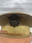 Ww1 Us Army Officer   s Od Visor Hat Size 7 1 8  cc292