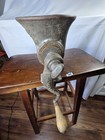 Vintage Universal  2 Hand Crank Meat Grinder Wood Handle Lfc Usa Cast Iron  560