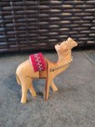 Wooden Camel Figurine Olive Hand Carved Wood 3 Inch Trinket Shelf Sitter 